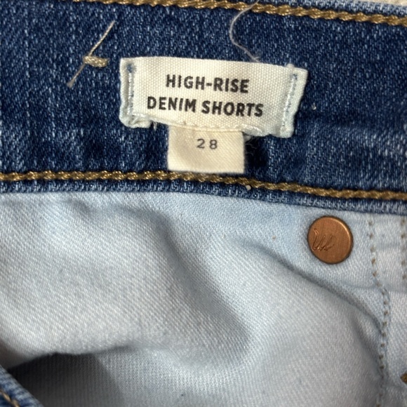 Madewell high rise denim shorts - Picture 5 of 7